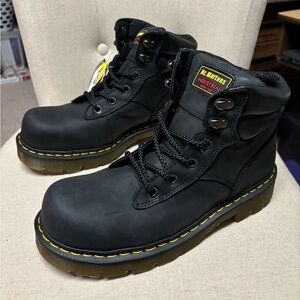 Dr Martens Burnham Steel Toe work boots, New